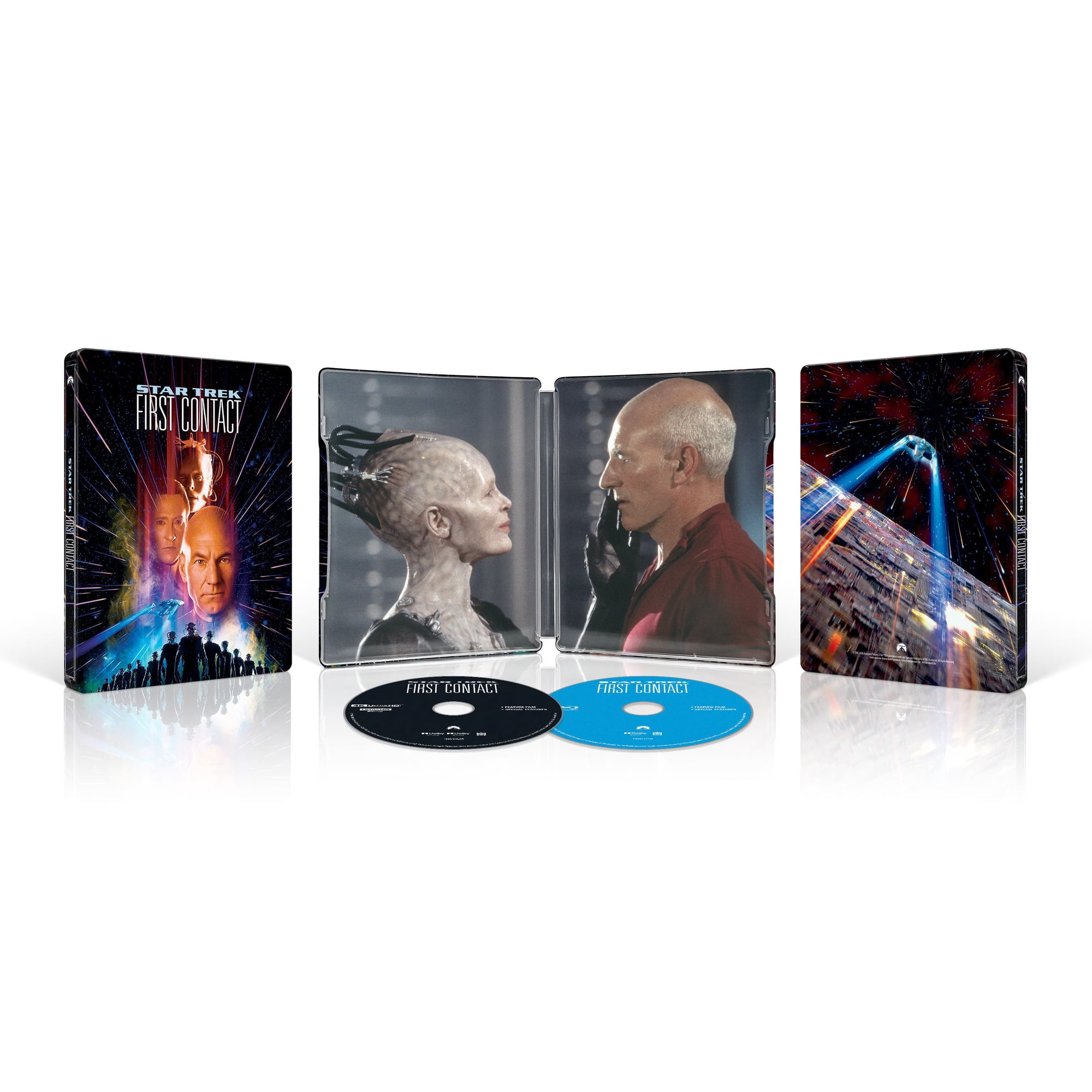 Star Trek: First Contact (30th Anniversary Steelbook) (4K Ultra HD + Blu-ray + Digital Copy) Paramount Pictures Corporation, Sci-Fi, Action, Adventure