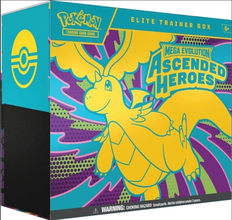 Pokemon TCG: Mega Evolution - Ascended Heroes Elite Trainer Box!
