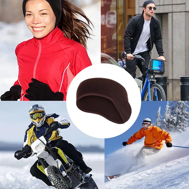 Couvre-oreilles d'Extérieur pour Courir Sport Portant du Café