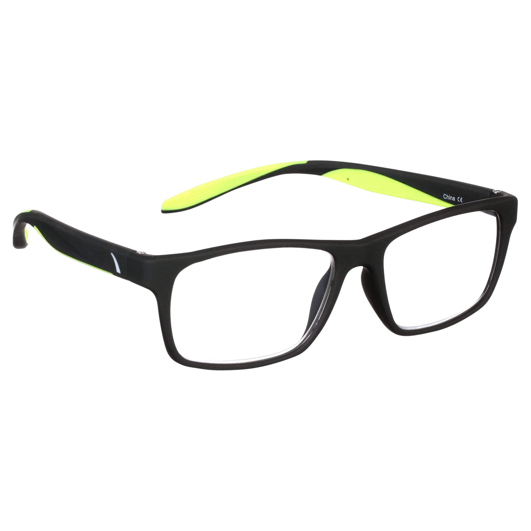 SAV Sportex Reading Glasses, Rectangular Sport Frame, AR4163, +1.75, Sport Green