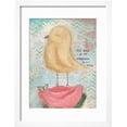 thumbnail image 2 of Yellow Bird, Pink Flower Framed Print Wall Art By Cassandra Cushman, 2 of 5