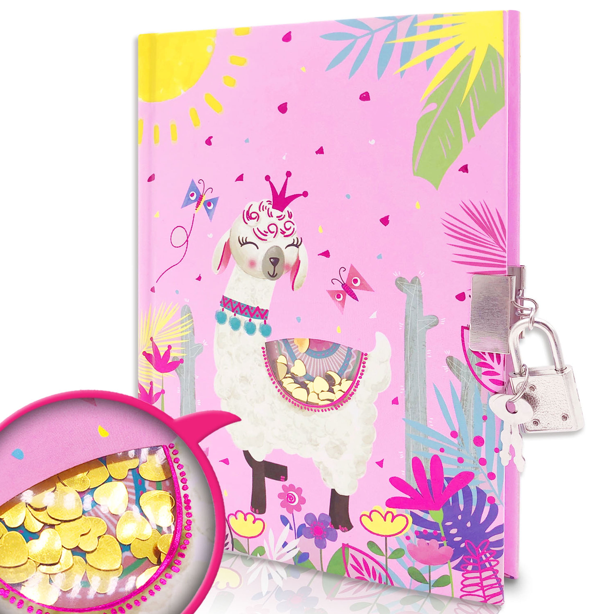 Notebook Lock Plush Diary Journals Teen Girls Fluffy 6-8 Kids Cute