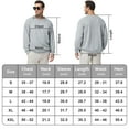 thumbnail image 2 of Pepypepy Men’s Cotton Crewneck Pullover – Lightweight Long Sleeve Sweatshirt in Solid Colors, S-XXL, 2 of 7