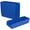 Blue, variant on Akro-Mils 30150 Plastic Nesting Shelf Bin Storage Box, 12" Deep, Clear - Set of 12