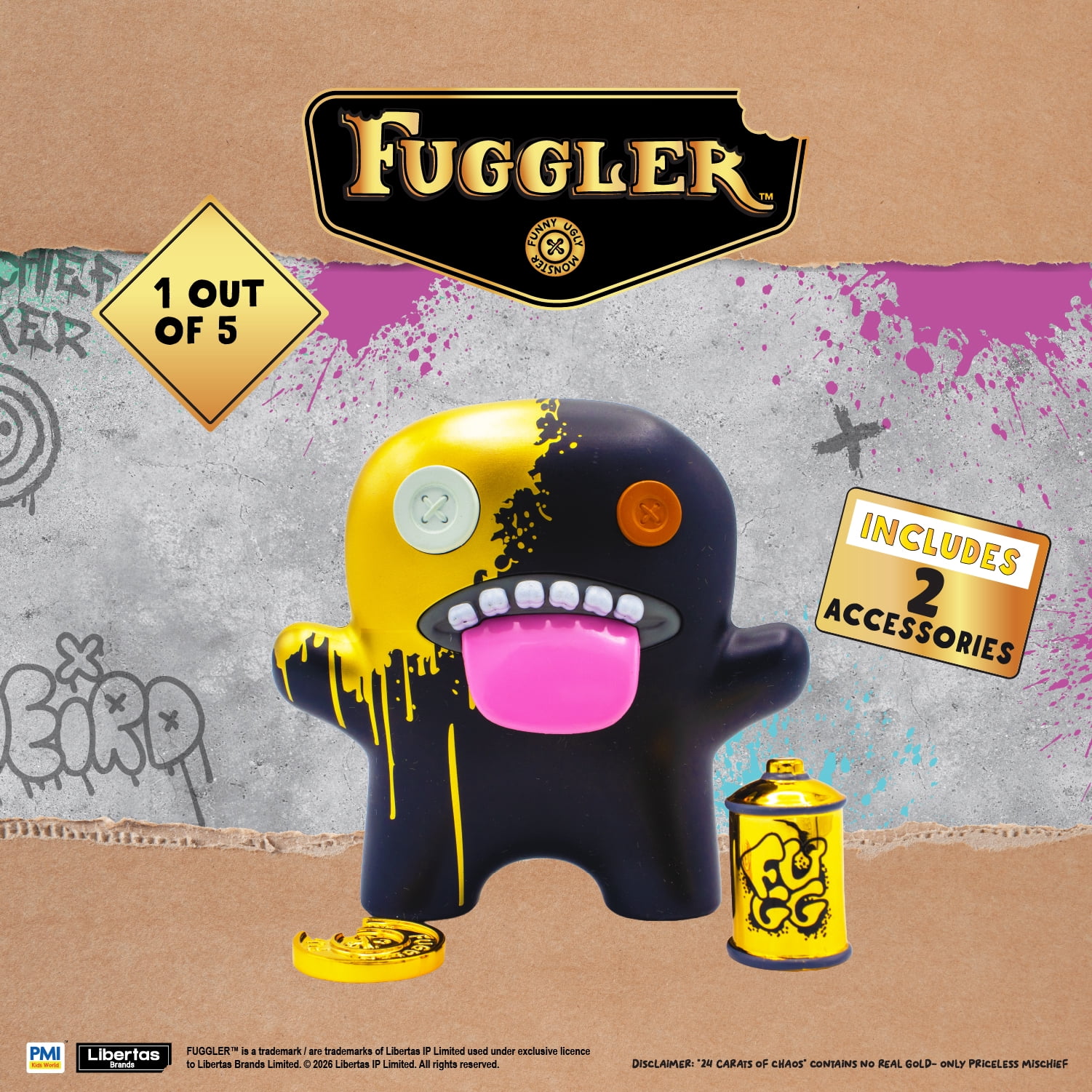 Fuggler Gold Edition 4.5 in Figures Blind Box 1 pack