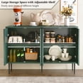 thumbnail image 5 of 47.2"W Modern Sideboard Buffet Cabinet with Storage, Credenzas for Kitchen, Living Room,Green, 5 of 6