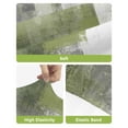 thumbnail image 4 of Sage Green Ombre Bar Stool Covers Set of 2, Vintage Shabby Abstract Plaid Art Stretch Washable Bar Chair Covers with Backs, Removable Pub Counter Height Chair Cover for Kitchen Dining Room Cafe, 4 of 7