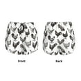 thumbnail image 6 of Uemuo Funny Chicken Pattern Women's Athletic Shorts High Waisted Running Shorts with Liner Pockets Gym Elastic Workout Shorts-Large, 6 of 9