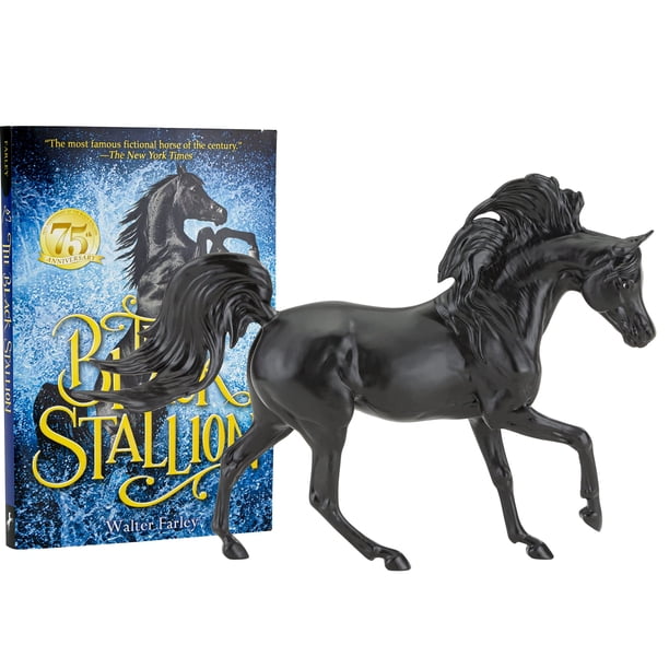 Breyer Horses Freedom Series Black Stallion Horse y Book Set | Breyer Horse y Serie de Lib Breyer Breyer