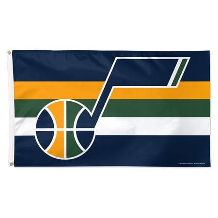 WinCraft Utah Jazz 3 x 5 Horizontal Stripe Deluxe Single-Sided Flag