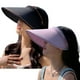 thumbnail image 1 of 2 piezas de sombreros con visera para el sol, sombreros con visera de ala ancha, gorras de playa de verano con ala grande ajustables para mujer, 1 of 7