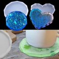 thumbnail image 4 of Resin Mold Coaster Geode Agate Epoxy Casting Mold for DIY Silicone Jewelry, 4 of 5