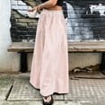 thumbnail image 4 of GUACER Striped Wide-Leg Pants for Women Trendy Elastic High-Waisted Casual Loose Fit Trousers, 4 of 9