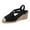 Black, variant on asdoklhq Ladies Shoes Clearance Under $10,Fashion Ladies Large Size Wedges Wrapped Shoes Casual Shoes High Heel Sandals