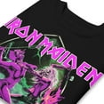 thumbnail image 2 of Iron Maiden Devil's Fight Jumbo Print Unisex Sweatshirt - Black - Small, 2 of 5