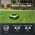 thumbnail image 2 of Greenworks Optimow® 50H Robotic Lawn Mower - 1/2 Acre High Cut, 2 of 11