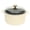 Eggshell White, variant on Sur La Table Kitchen Essentials Supper Club 5-Quart Enamel-Coated Cast Iron Dutch Oven Pot with Oven Safe Glass Lid, Oven-to-Table Cookware for Bread, Soups, Stews & Braising - Juniper