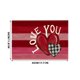 thumbnail image 3 of TUWABEII Regalos de San Valentín Mantel individual de lino para San Valentín Mesa auxiliar decorada con mantel aislante del calor Regalos para mujeres, 3 of 5