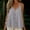 Gray, variant on Womens Double Spaghetti Strap V Neck Tank Tops Button Cute Loose Casual Summer Trendy Beach Sleeveless Tops