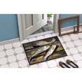 thumbnail image 2 of Carolines Treasures JMK1116MAT Fish on the Dock Door Mat Indoor Rug or Outdoor Welcome Mat 18x27 Doormat  27"L x 18"W, 2 of 4