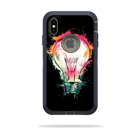 Skin for OtterBox Defender iPhone XS Max - Idea Splash | Protective, Durable, and Unique Vinyl Decal wrap cover | Easy To Apply, Remove, and Change Styles