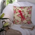 thumbnail image 3 of Carolines Treasures Squid Shabby Chic Yellow Roses Fabric Decorative Pillow 14Hx14W multicolor, 3 of 4