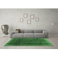 thumbnail image 3 of Ahgly Company Indoor Round Abstract Emerald Green Contemporary Area Rugs, 4' Round, 3 of 4