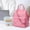Pink, variant on Boovnll Lunch Bag Women & Men Insulated Lunch Bag Large Lunch Box With Shoulder Strap For Women Men Adult Kids