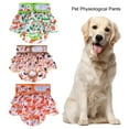 thumbnail image 2 of Mightlink Pet Diaper Breathable Friendly to Skin Highly Absorbent Fade-Resistant Washable Anti-harassment Polyester Puppy Sanitary Panties Female Dog Diaper Pet Supplies, 2 of 7
