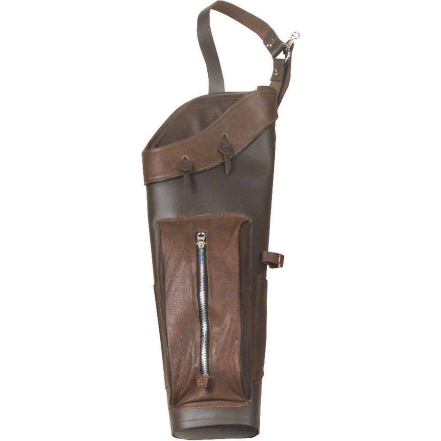 SYNTHETIC LEATHER BACK SIDE YOUTH QUIVER ARCHERY PRODUCTS SAQ-140 BROWN 