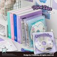 thumbnail image 2 of Retro CD Photocard Collect Book 80 Bolsillos Idol Photo Album Con Lindas Notas Adhesivas Lyrics Book Gift Box Kpop Fans Deluxe Notebook, 2 of 4