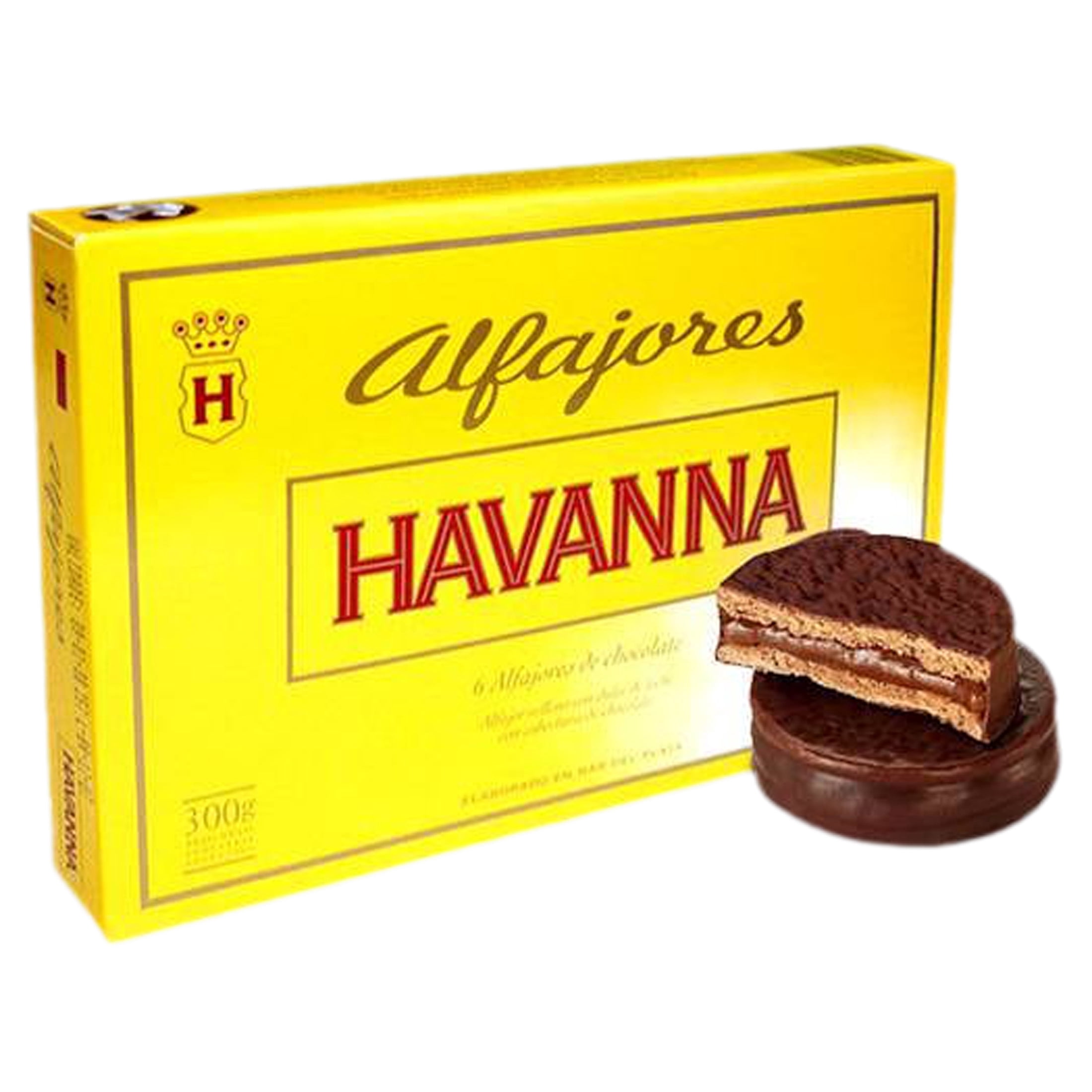 Havanna - Alfajores Milk Chocolate with Dulce de Leche - Package 6 Units - 330gr - 11.64oz