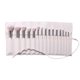 thumbnail image 1 of ColourPop Stone Cold Brush Roll Juego de brochas para rostro y ojos – Juego de brochas de maquillaje para rostro y ojos – Hecho con cerdas veganas sintéticas de lujo – Incluye soporte (15 unidades), 1 of 5