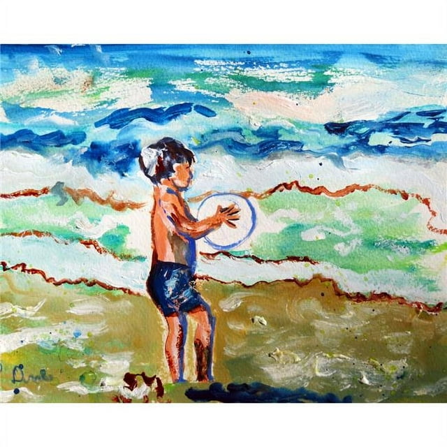 Betsy Drake PM831 Boy & Surf Place Mat - Lot de 4
