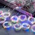 thumbnail image 4 of Curtain Lights, 9.8X9.8Ft 300 LED USB -Powered Fairy Lights with Remote Control, Hanging Lights for Indoor Outdoor Bedroom Window Wedding Party Decoration (Multi Color), 4 of 6