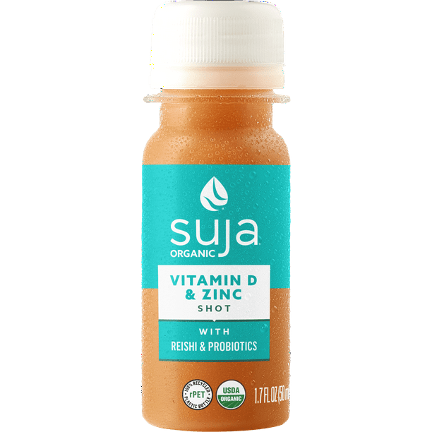 Suja Vitamin D & Zinc Juice Shot with Reishi & Probiotics, 1.7 fl oz