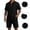 Y2-Black, variant on Mens Track Suits 2 Piece Set Waffle Knit 1/4 Zipper Polo Shirt and Shorts Set Short Sleeve Drawstring Sweatsuit Sets with Pockets Athletic Jogging Sports Summer Clothes,Navy L