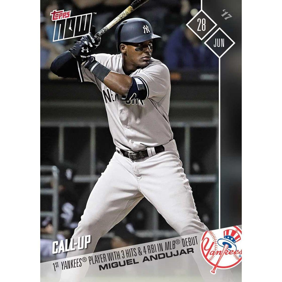2019 Topps Miguel Andujar Yankees Rookie Cup Baseball Card #132 PSA 10 Gem Mint 