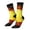 3 Black, variant on Tennis Ball In Fire And Water Crew Socks for Men & Women, Breathable Casual Athletic Ankle Socks
