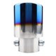 thumbnail image 3 of Tubo De Escape Recto De Coche Universal De Acero Inoxidable Azul Cromado Silenciador Trasero Punta Garganta Trasera Eigraketly VI003227-00, 3 of 7