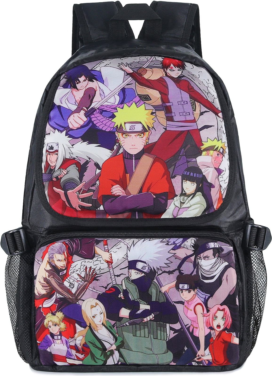 Roffatide Anime Naruto Oxford Backpack Mens College Bookbag Flap