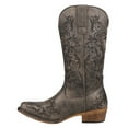 thumbnail image 3 of Roper Womens Tall Stuff Embroidery Round Toe Cowboy  Mid Calf Boots, 3 of 5