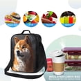 thumbnail image 4 of Lsque Regal Shiba Inu Lunch Bag Lunch Box for Women Men Reusable Insulated Lunch Tote Bag,Leakproof Thermal Cooler Sack Food Handbags Case High Capacity, 4 of 9