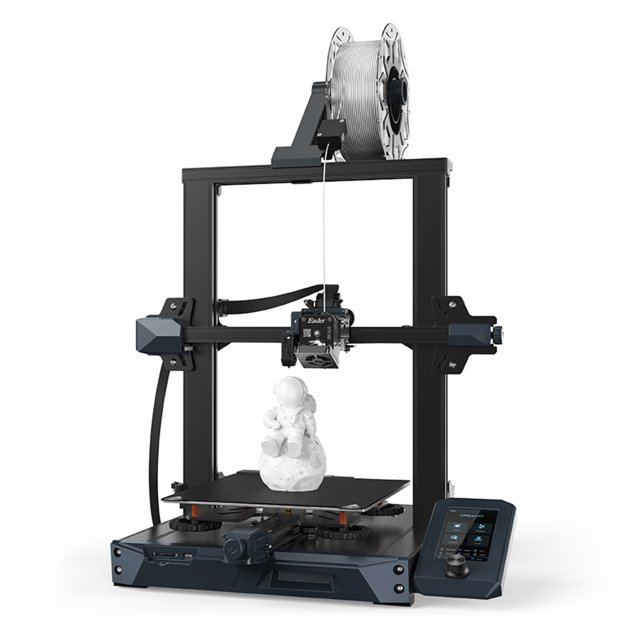 Creality Ender 3 S1 3D Printer Upgrade Ender 3 V2 for Beginners with Direct Drive Extruder CR Touch Auto Leveling High Precision Double Z-axis Screw Silent Board Printing 8.6X8.6X10.6inch Black