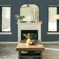 thumbnail image 3 of Tempaper Homestead Floral Metallic Blue Peel and Stick Wallpaper, 20.5" x 16.5', 3 of 7