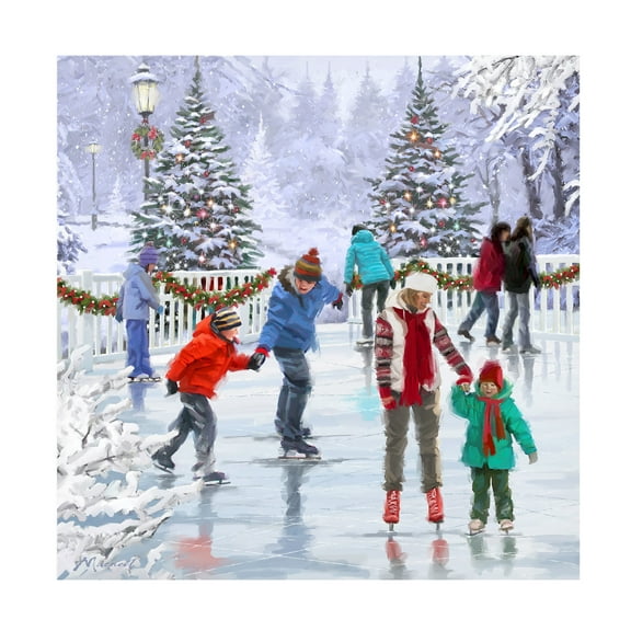 The Macneil Studio 'Skaters' Canvas Art