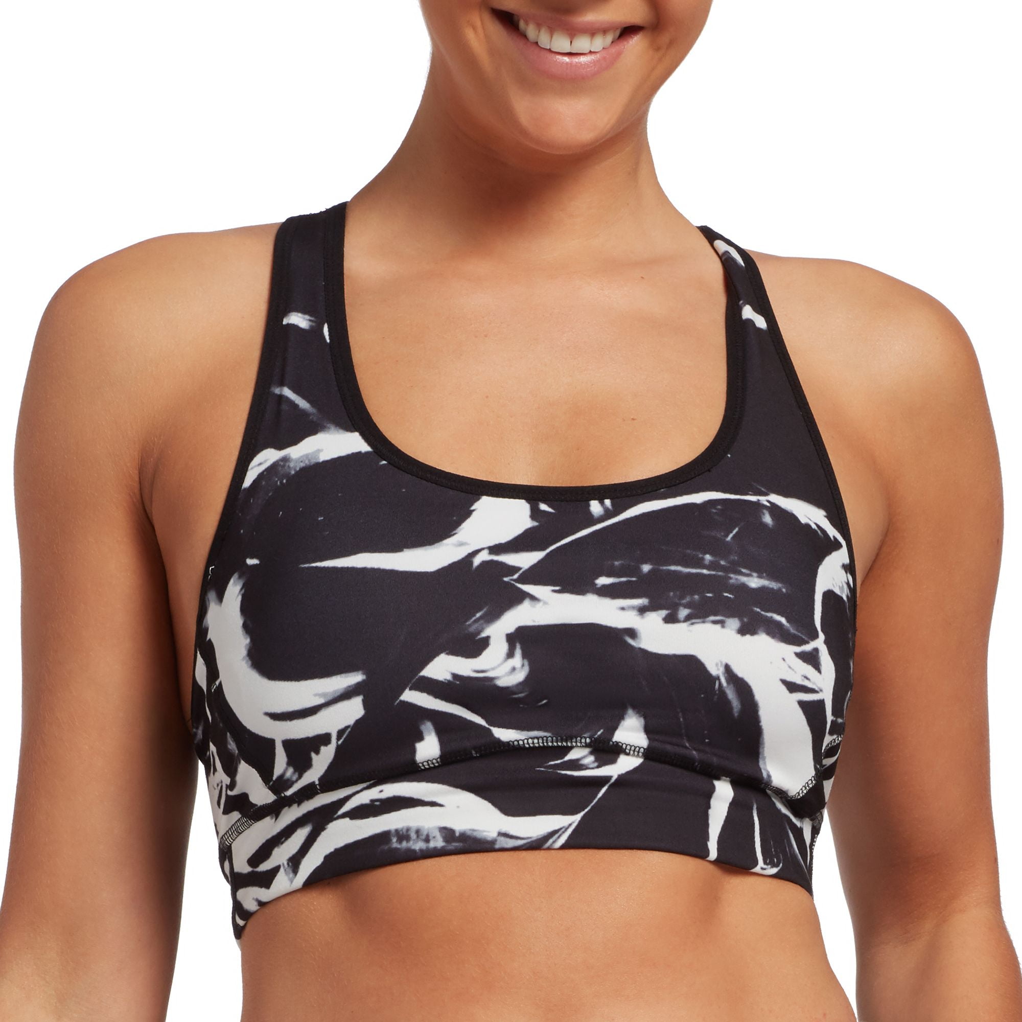 compression sports bra walmart