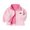 Pink, variant on Kids Toddler Fleece Jacket for Boys Girls Double-Sided Velvet Coats Baby Solid Color Warm Autumn Winter Outerwear 2-10T