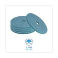 thumbnail image 4 of Boardwalk Ultra High-Speed Floor Pads 20" Diameter Aqua 5/Carton 4020AQU, 4 of 6