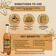 thumbnail image 6 of Holy Kakow Organic Vanilla Syrup for Coffee, Latte, Shakes, Smoothies, Gluten Free, Vegan, Non-GMO 25.4 oz, 6 of 9